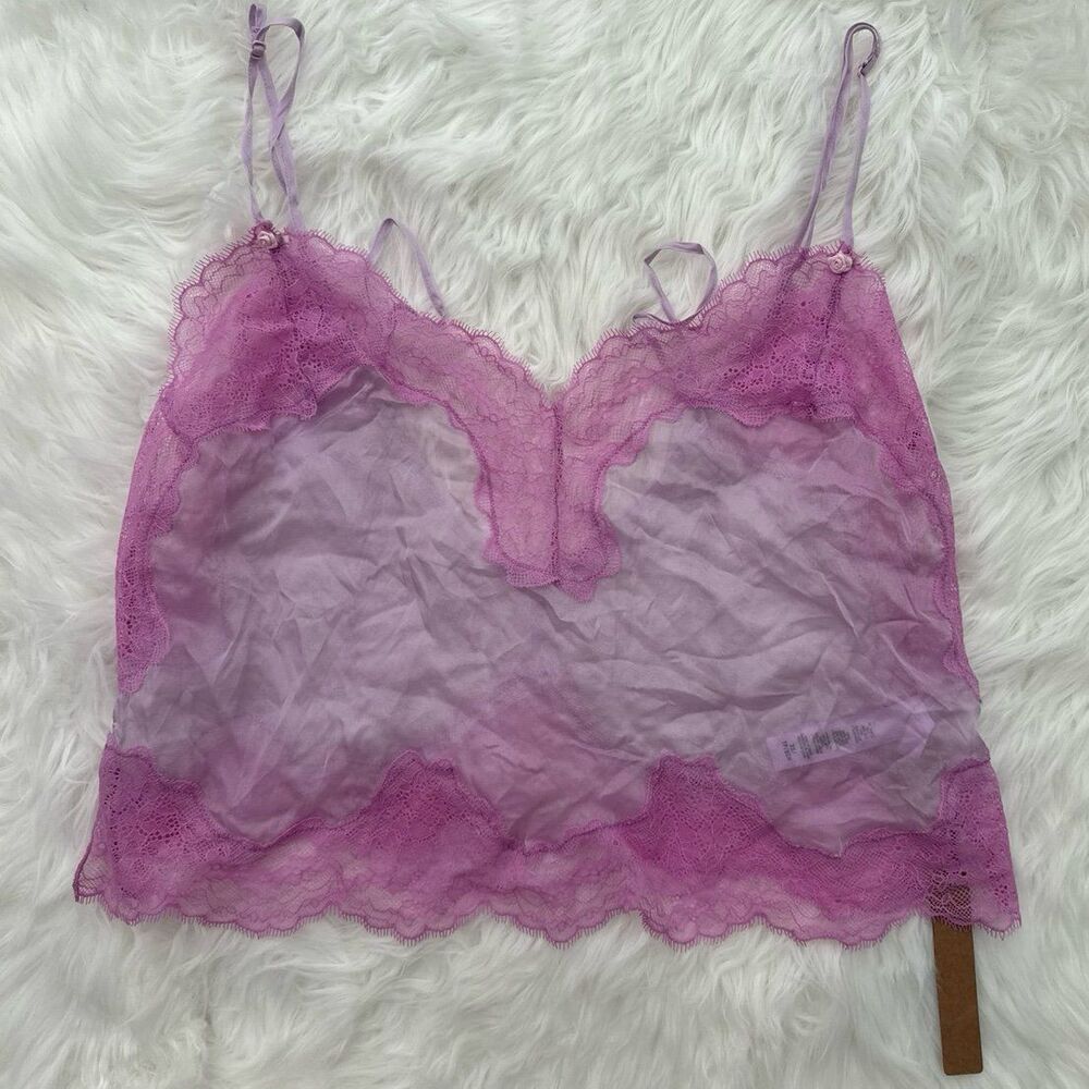 Skims Romance Lace Cami Sugar Plum Size XS - Picture 3 of 10